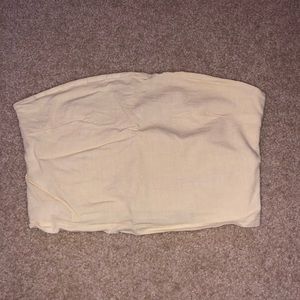 Brandy Melville Yellow Tube Top